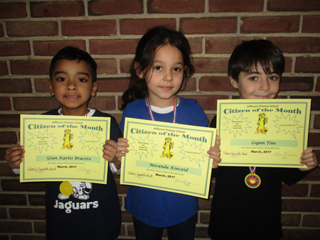 first grade Citizens of the Month