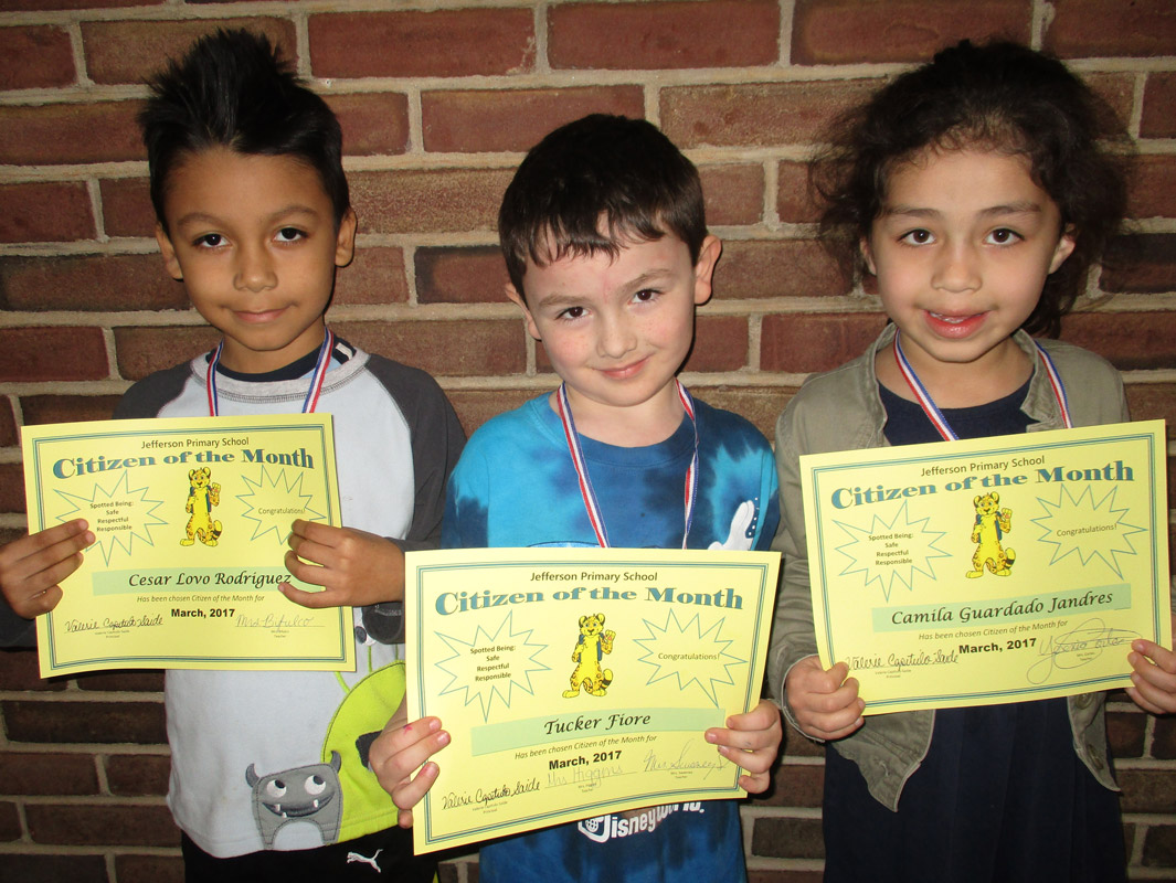 kindergarten Citizens of the Month