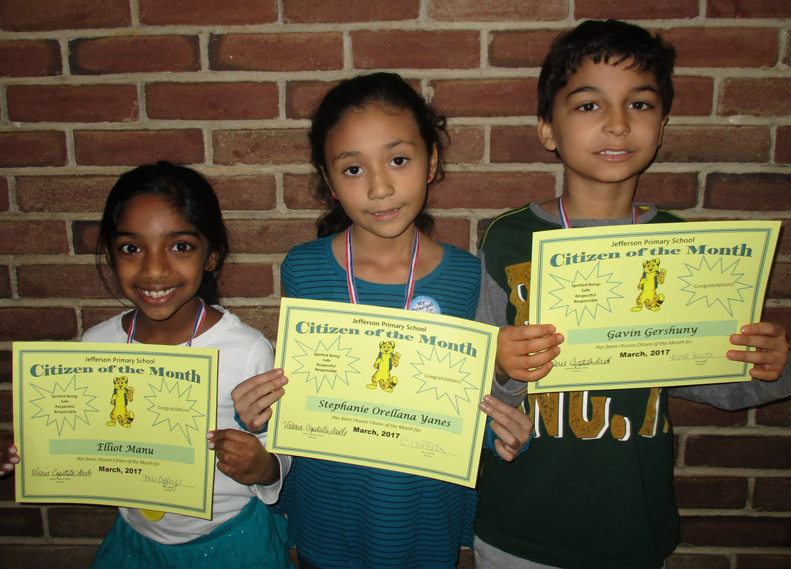 second grade Citizens of the Month
