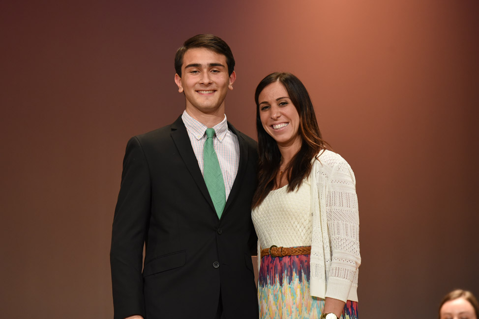 Jacob Strieb with Lauren Brunoni