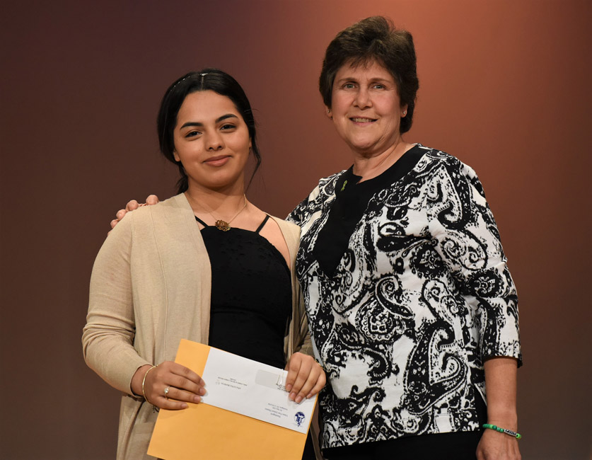 Ana Luna-Mancia with Ilene Messina