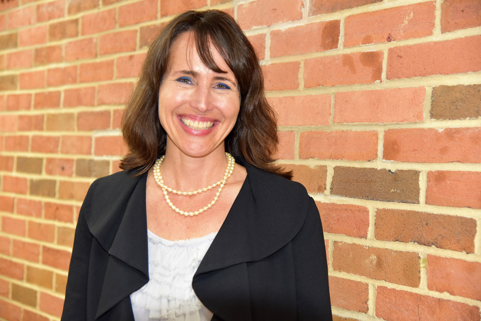 Lucia Laguarda is Flower Hill School's new principal.