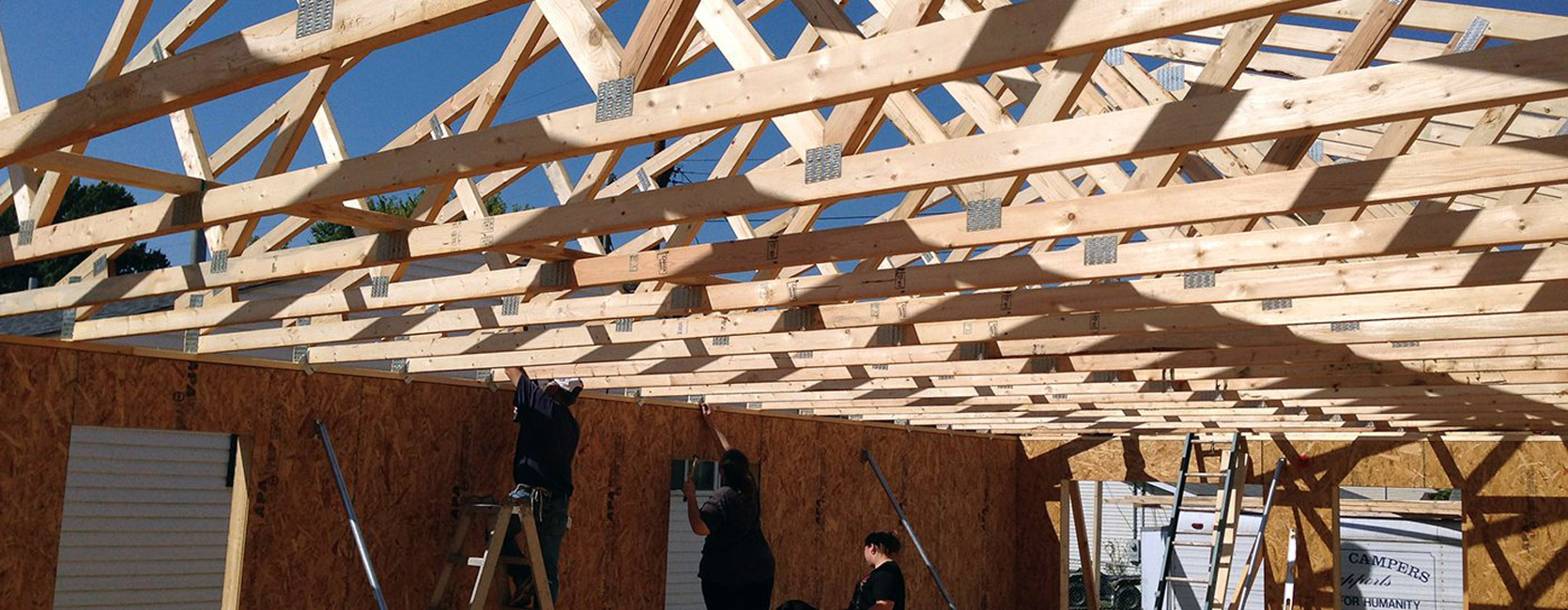 Huntington has one of the most active Habitat for Humanity chapters in the country.