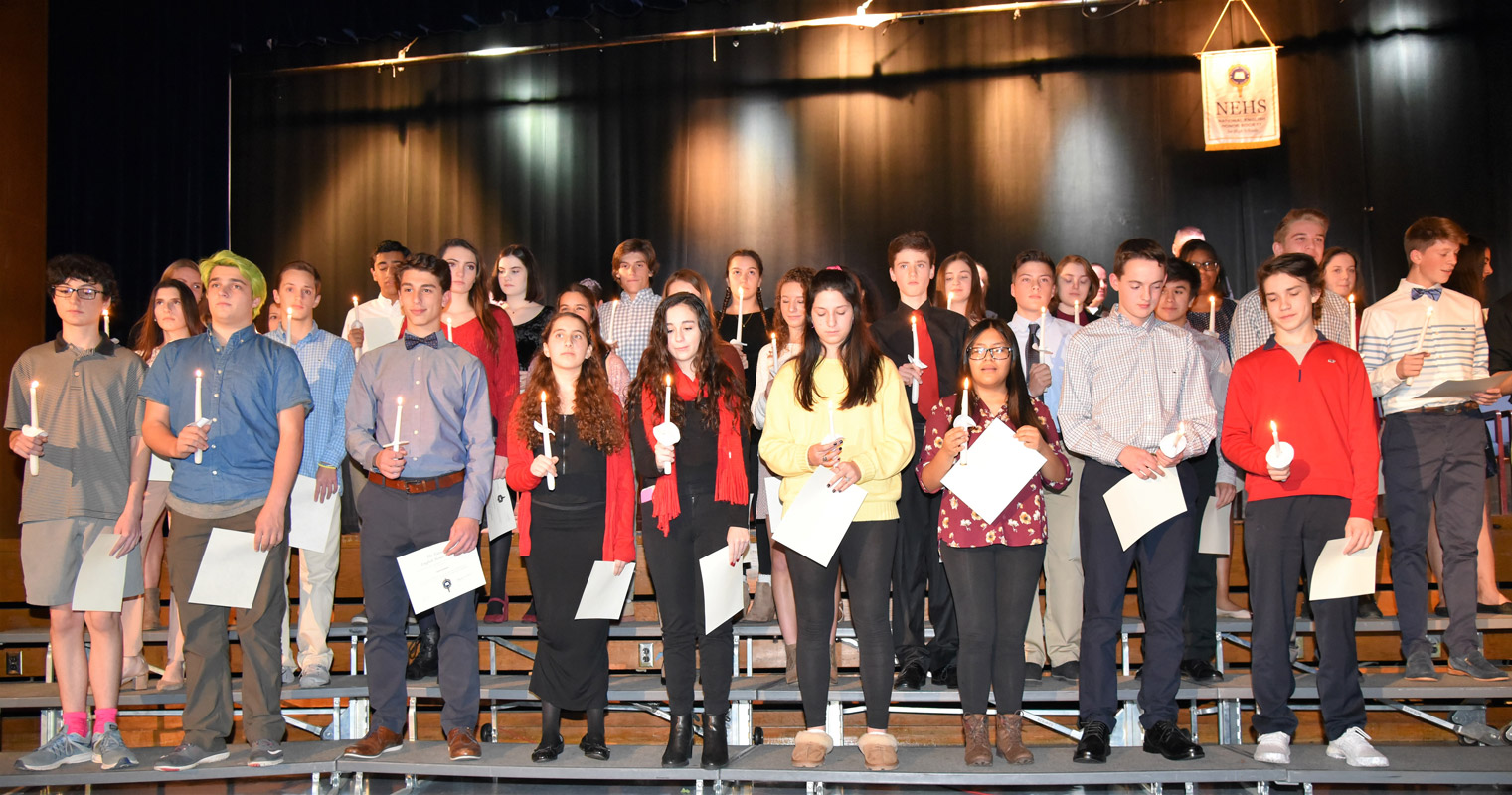 The English Honor Society inducted 40 new members into the organization. 