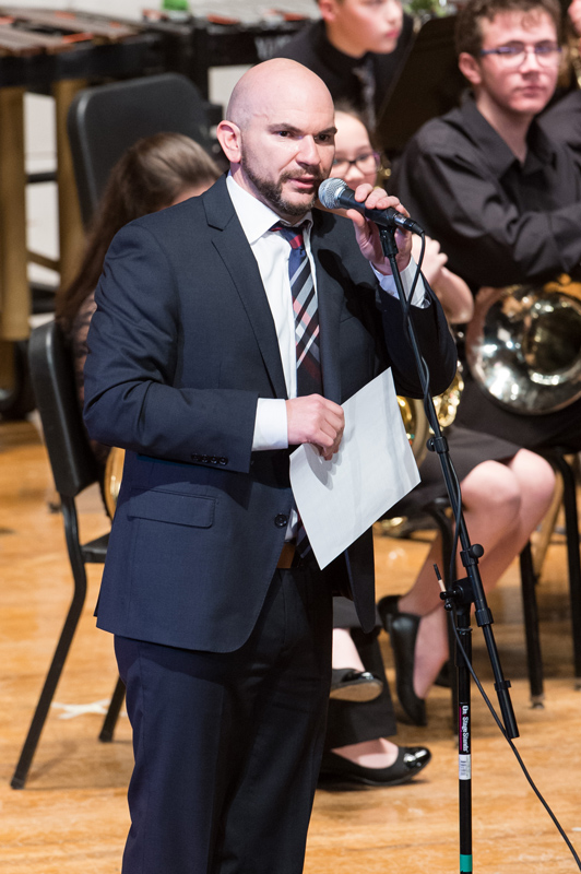 Veteran Finley music teacher Frank Battista. 