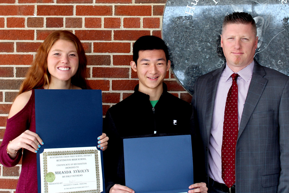 Valedictorian Steve Yeh