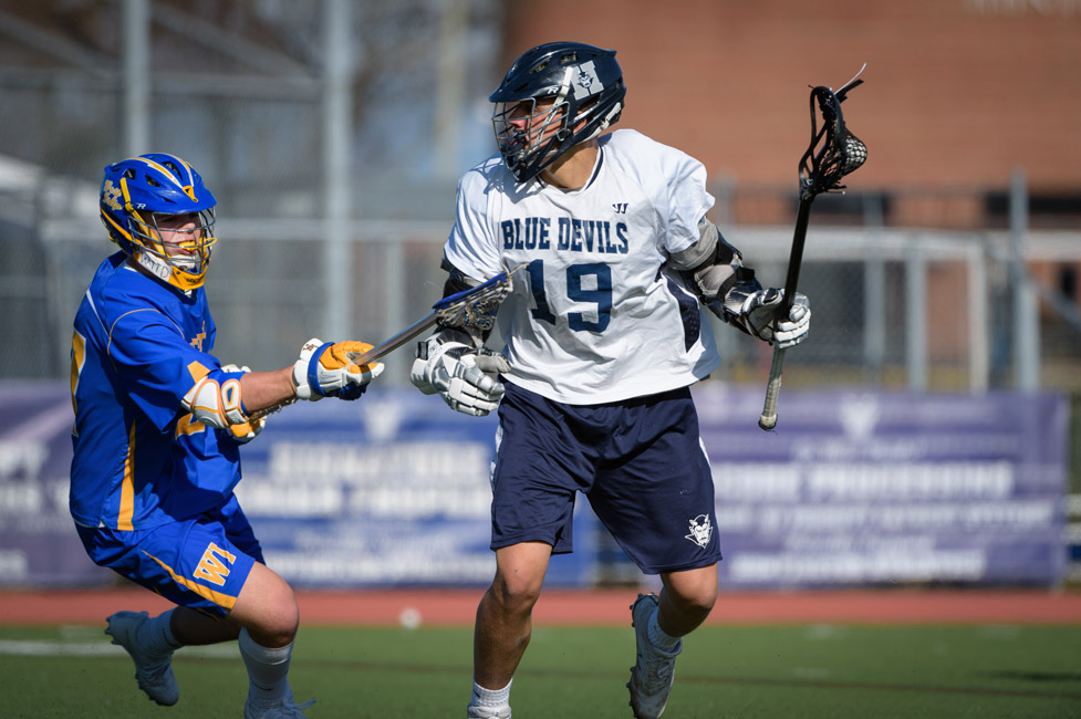 Garrett Moya with the ball. 
