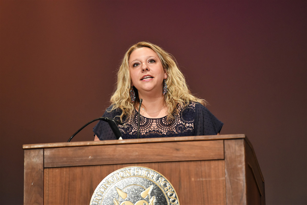 Camille Tedeschi presented the Jagoda Scholarship Award