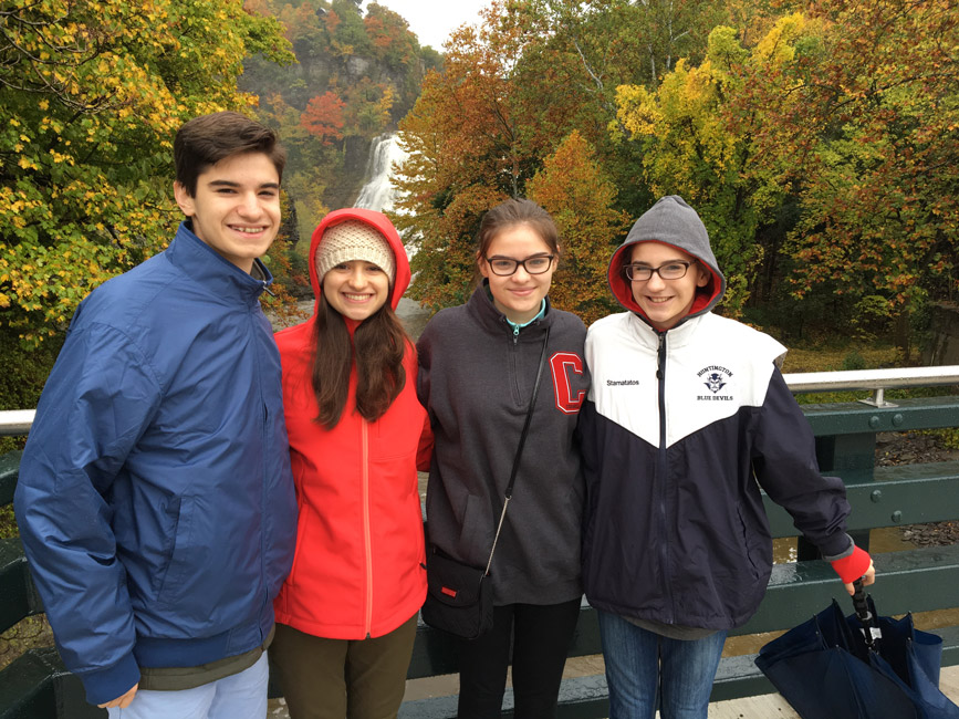 Olivia Stamatatos (second from left)