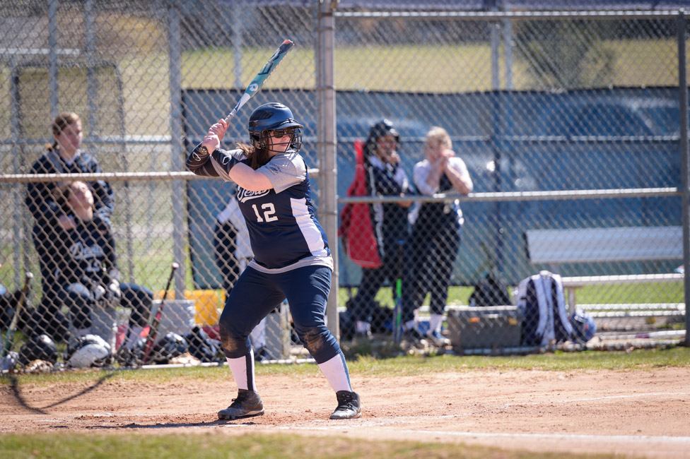 Sarah Grassi at the plate