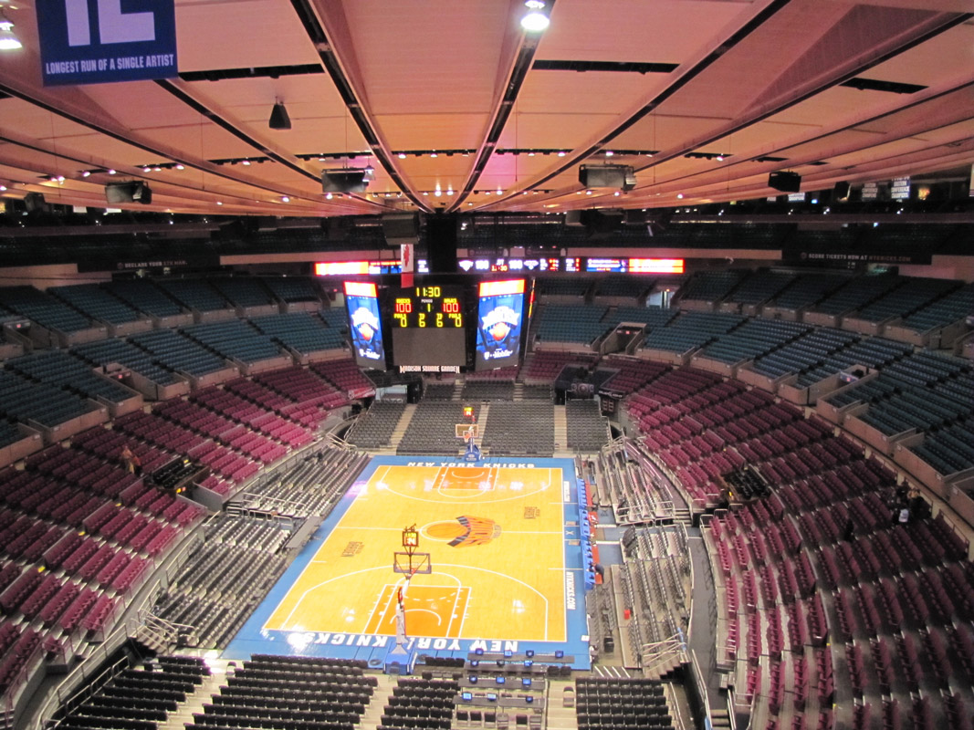 Madison Square Garden is one of the world's most famous arenas. 
