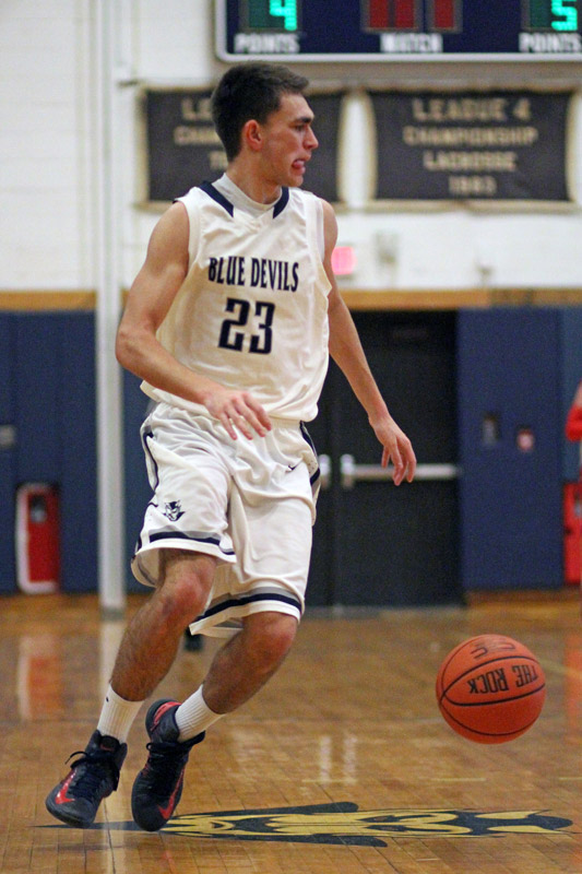 Patrick Reilly played guard for the Blue Devils as a senior.