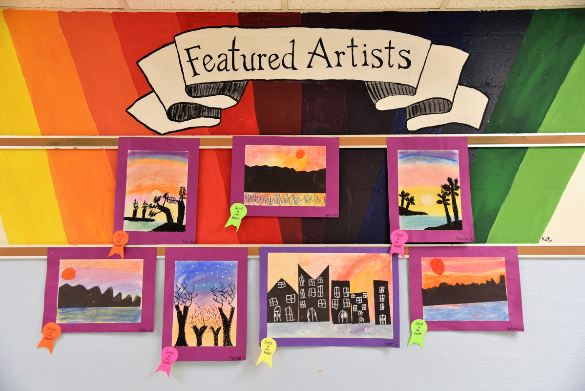 Featured Artists of the Month work