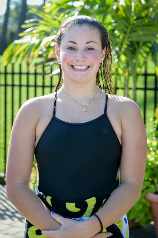 Huntington senior Tricia Arceri is aiming for a state title. (Darin Reed photo) 