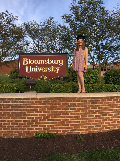 Emily Coleman at Bloomsburg University