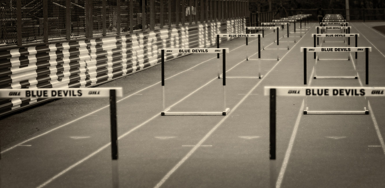 The Huntington girls' track and field team has begun the competitive season. (Mike Connell photo.)