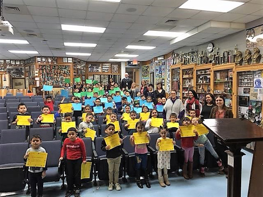 Huntington's K-2 Saturday Academy program included about 60 enthusiastic  participants.
