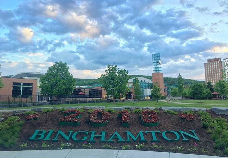 Huntington senior Zach McGinniss intends to study political science at Binghamton.