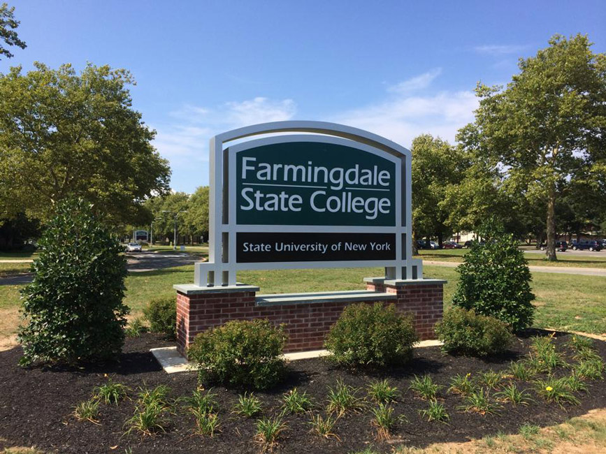 Five Huntington High School students participated in the STEM Diversity Summit at Farmingdale State College