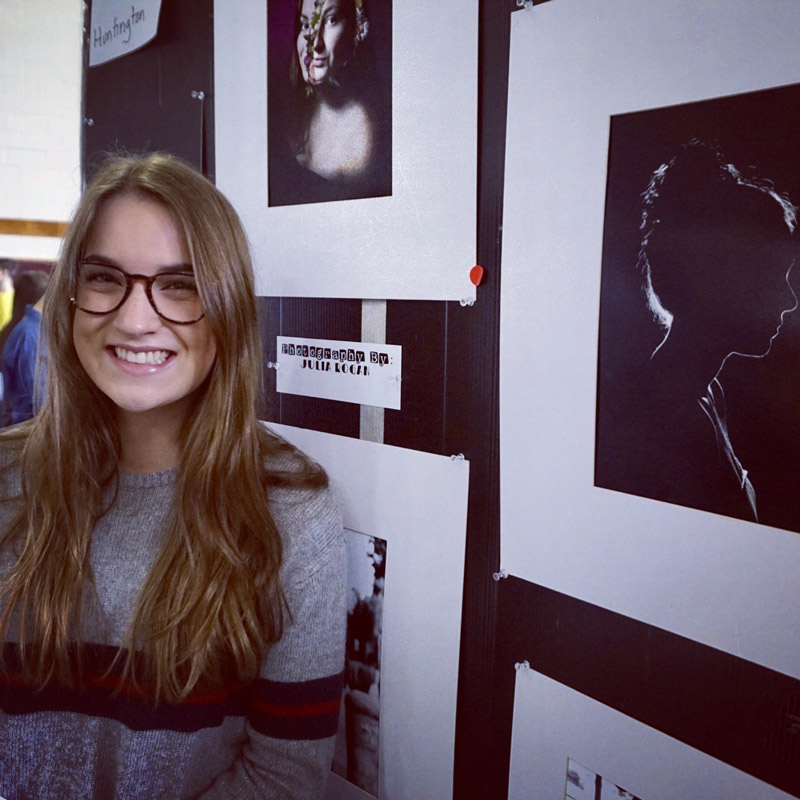 Julia Rogan is one of Huntington's top young photographers..