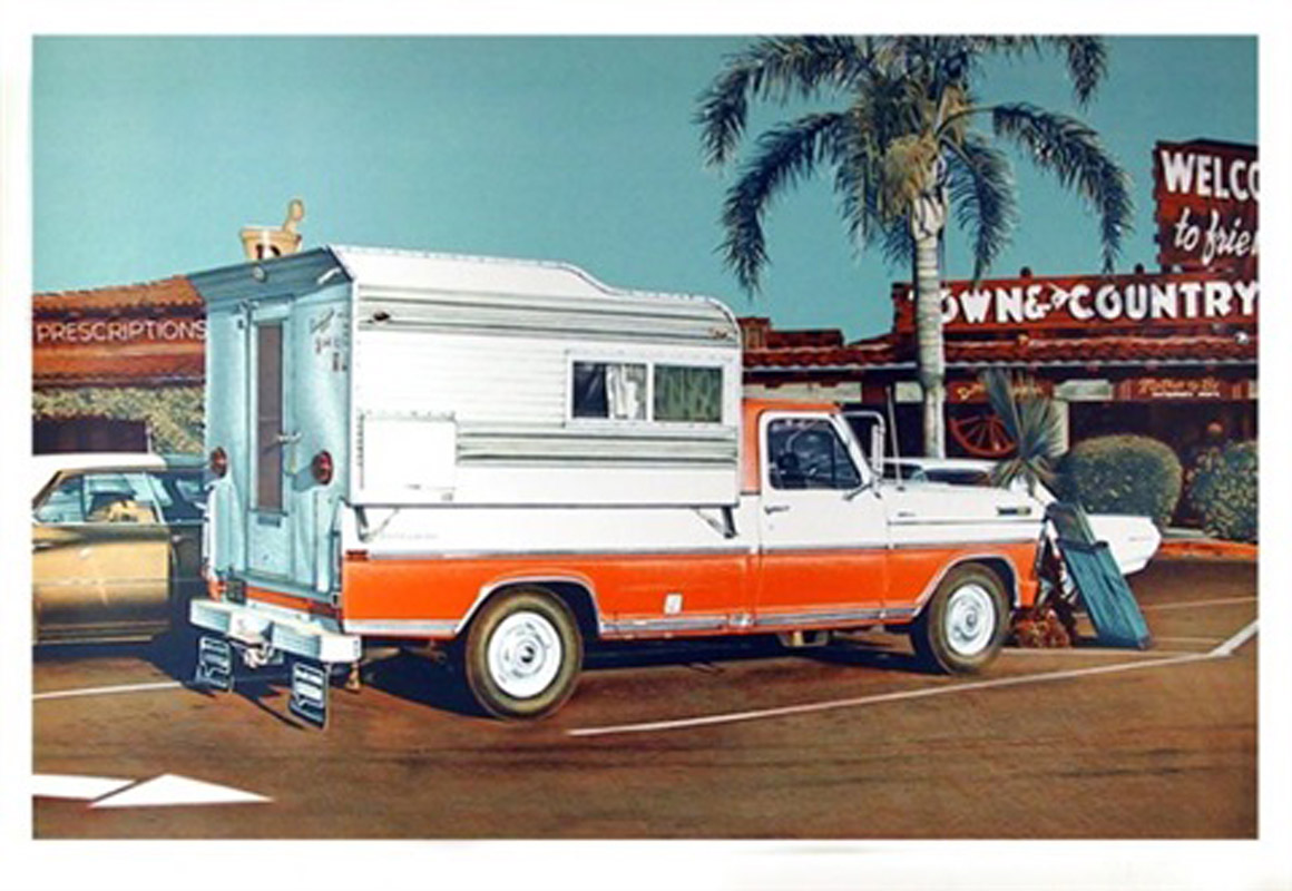Shaye O'Beirne drew inspiration from artist Ralph Goings' Camper.