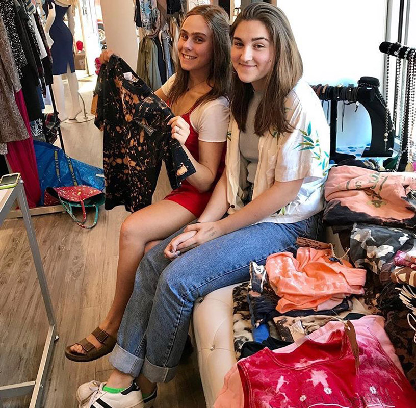 Christina Nigro and Bridgette Starr own a fashion company.