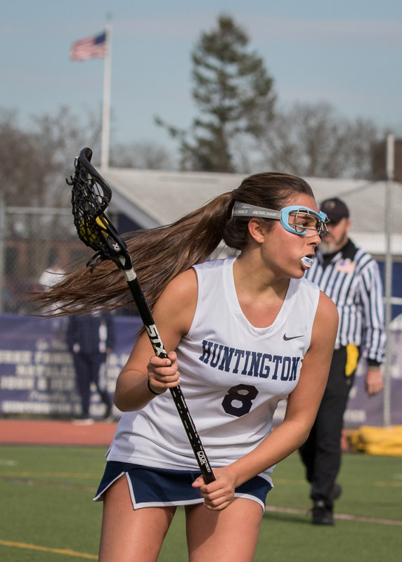 Senior Bella Annunziata is one of Huntington's best players. (Mike Connell photo.) 
