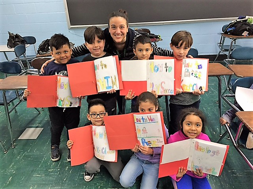 Huntington's K-2 Saturday Academy program included about 60 enthusiastic  participants.