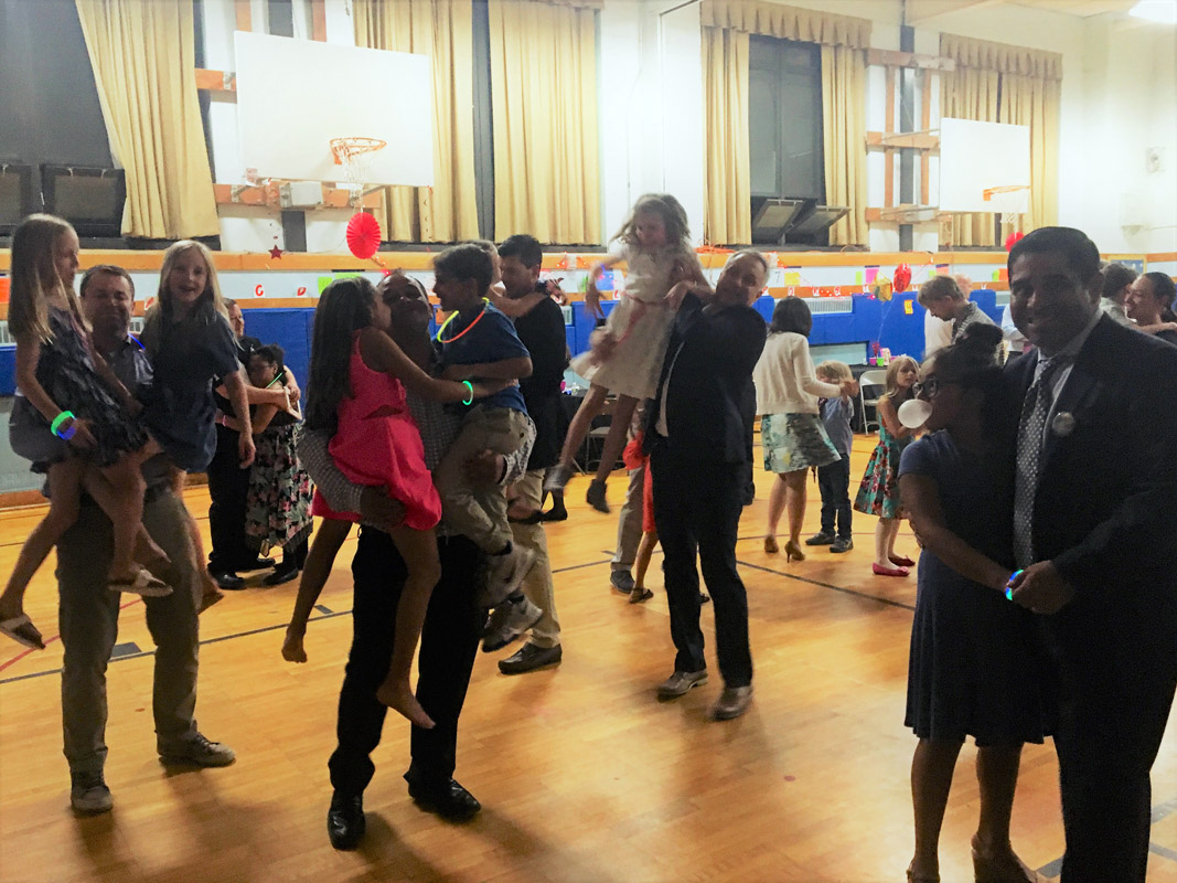 The dance floor was filled last Friday night.