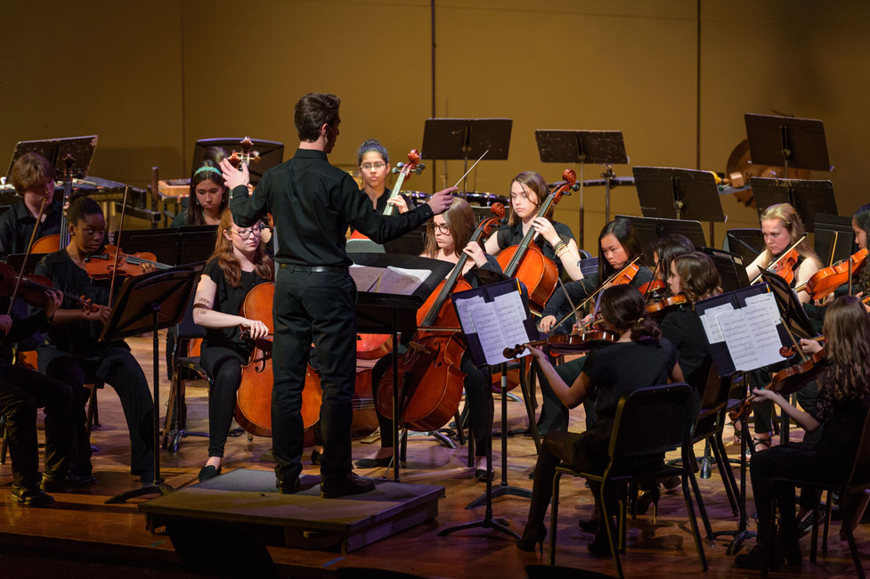 Huntington UFSD's art and music programs are second to none. (Darin Reed photo.)