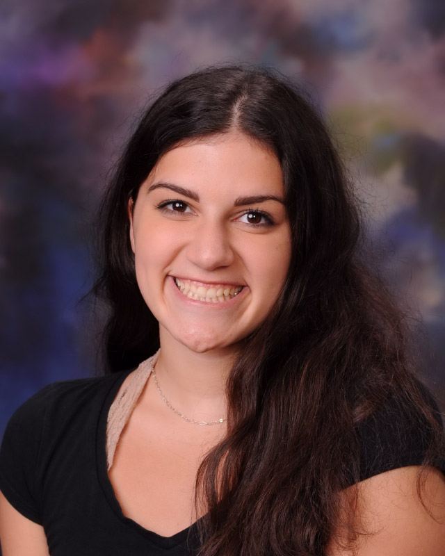 Senior Sophia LaCentra is one of three Huntington Highstepper captains this year.