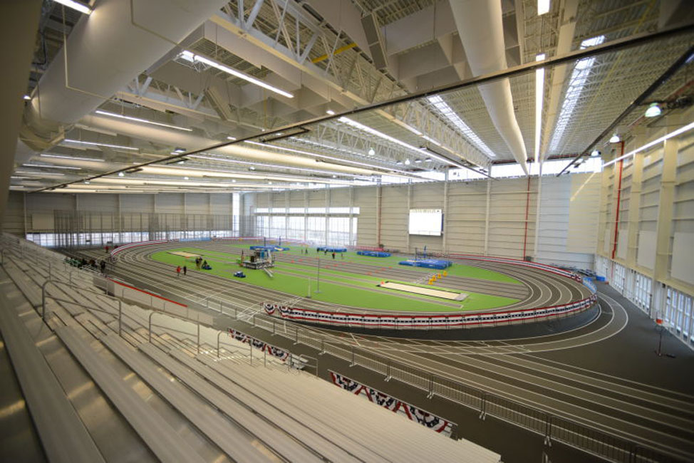 Huntington turned in a strong performance at the North Shore Invitational at Ocean Breeze Track & Field Complex.