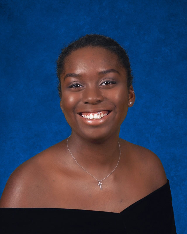 Huntington High School senior Arielle Harvey.