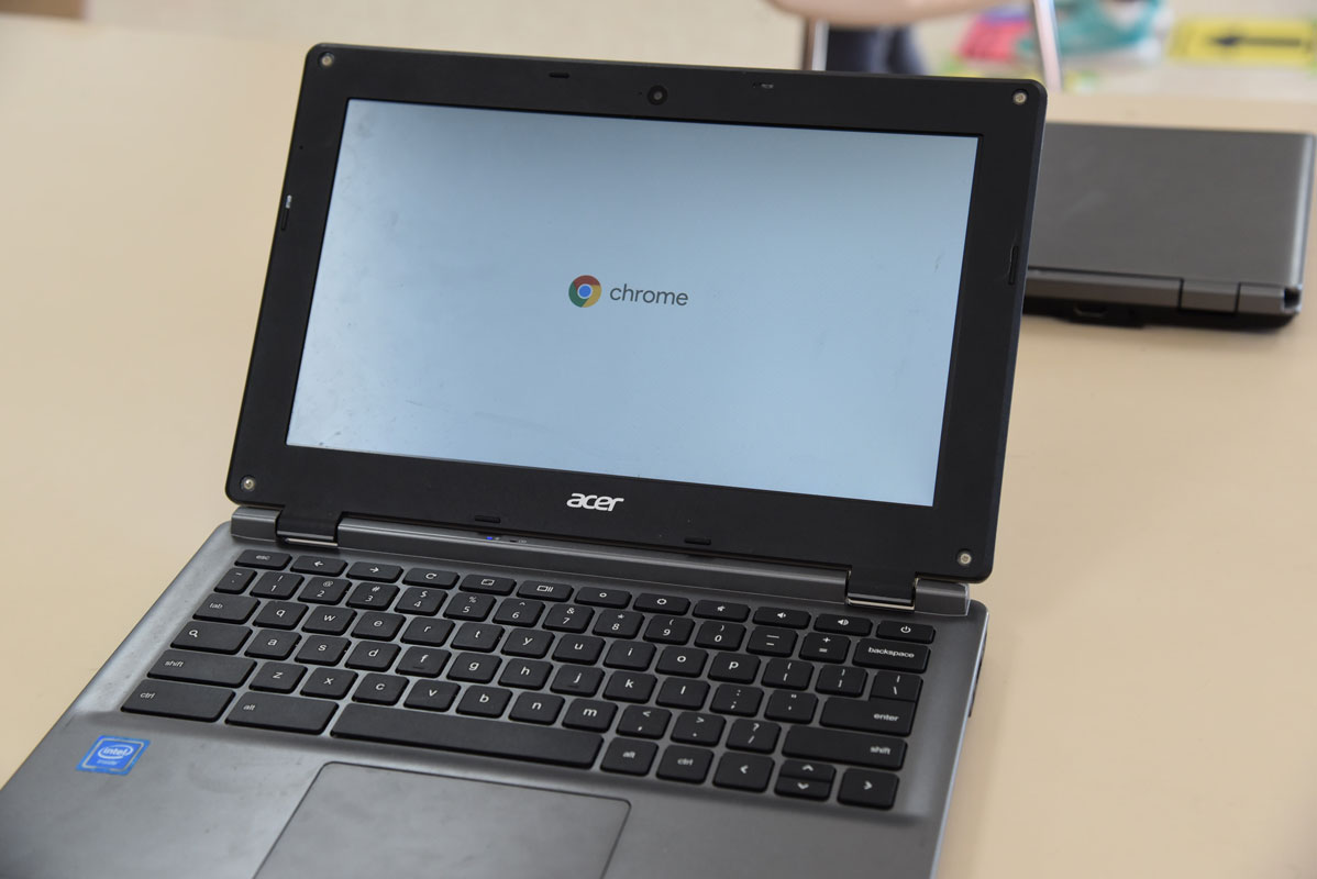 Chromebooks were used for a segment of the lesson (1)