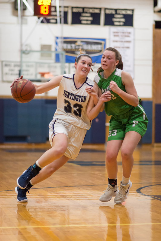 Abby Maichin is leading the Huntington girls' basketball team this winter. (Darin Reed photo.) 
