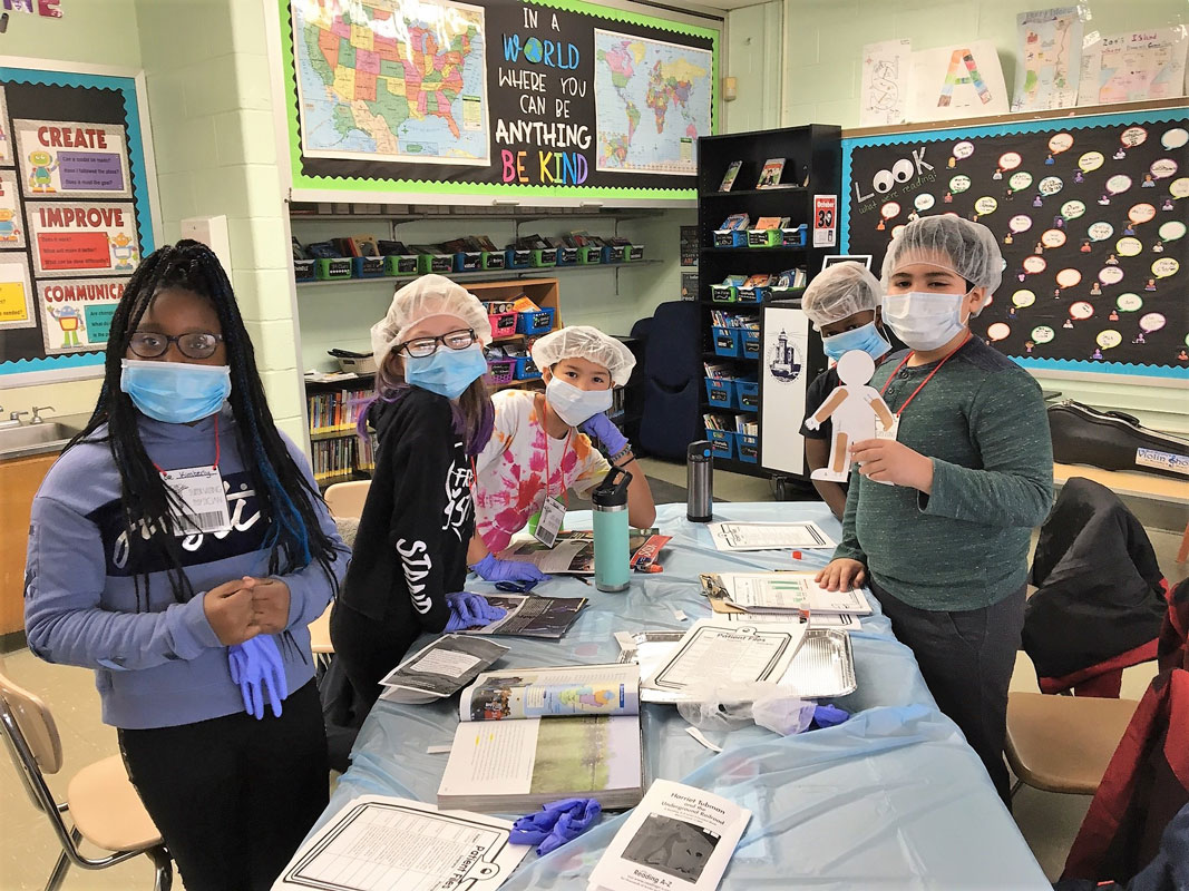 Teacher Emily Lohse's fifth grade students at Jack Abrams STEM Magnet School enjoyed a special educational treat.