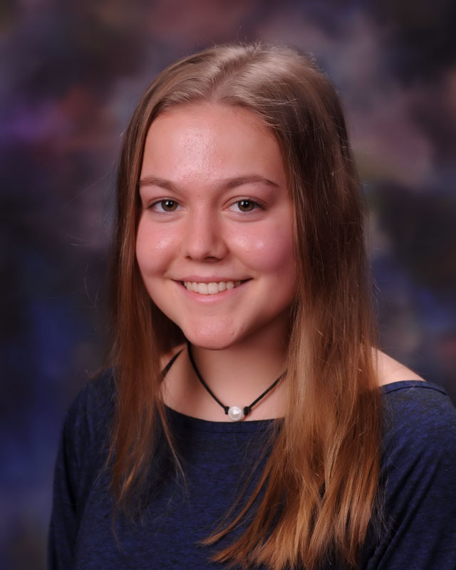 Senior Erika Varday is one of the top race-walkers in Suffolk this winter.