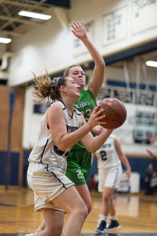 Abby Maichin is leading the Huntington girls' basketball team this winter. (Darin Reed photo.) 
