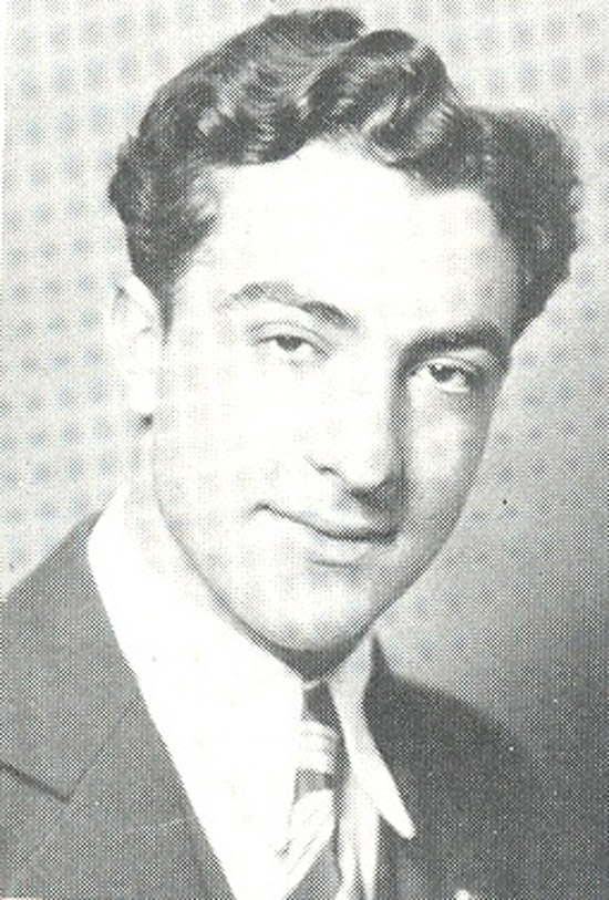 James Sposato founded Huntington's boxing and wrestling club. This photo is from the  1934 yearbook.