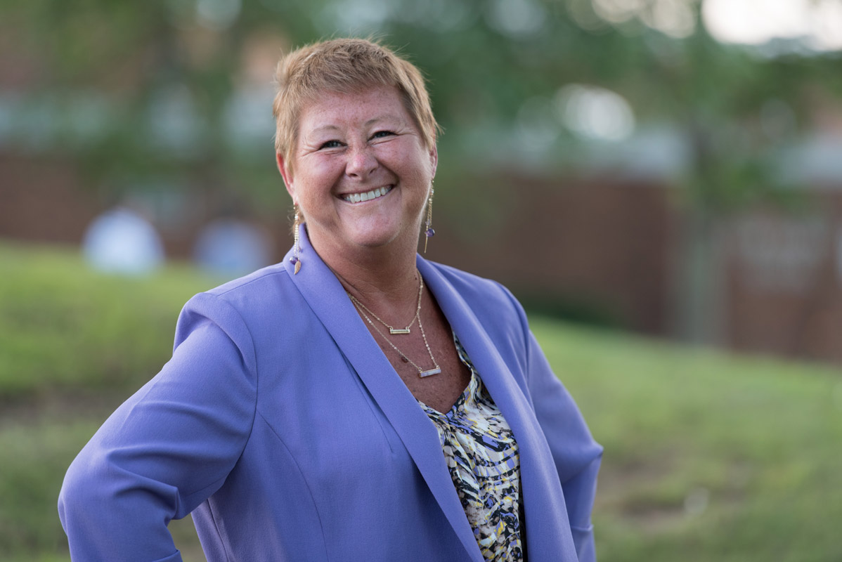 Huntington's Assistant Superintendent for Finance and Management Services Kathleen Acker. (Darin Reed photo
