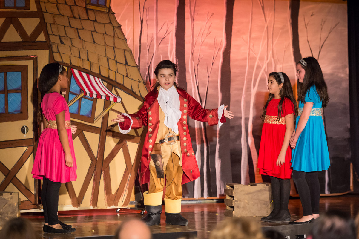 Beauty & the Beast enchanted crowds attending performances at Woodhull School. (Darin Reed photo.)