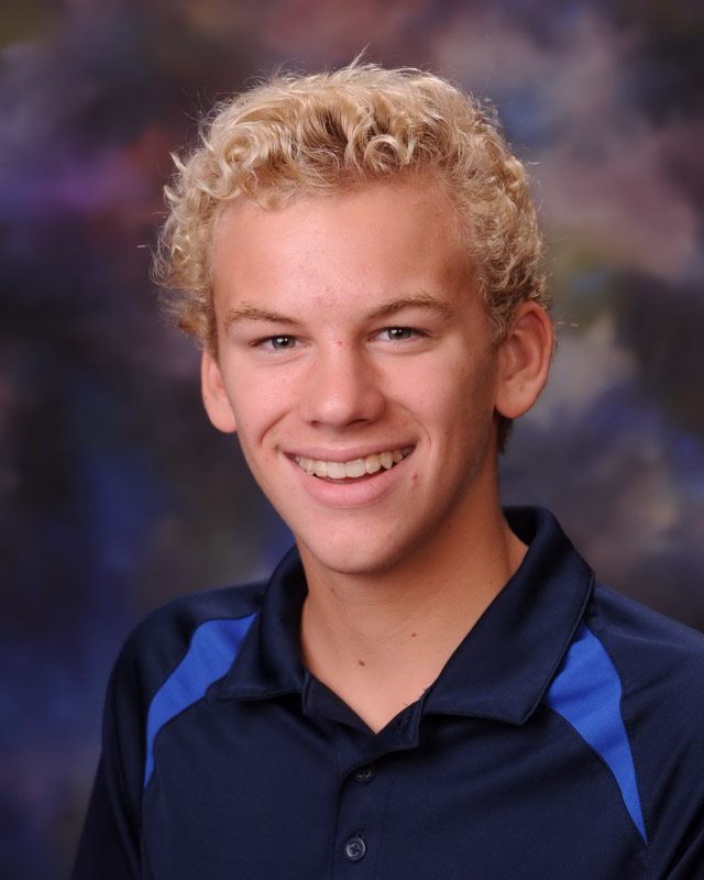 Huntington swimmer Christopher Weber.