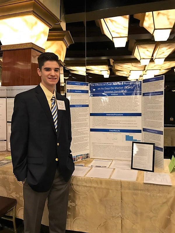 Sebastian Stamatatos with a summary of his project at Crest Hollow this week.