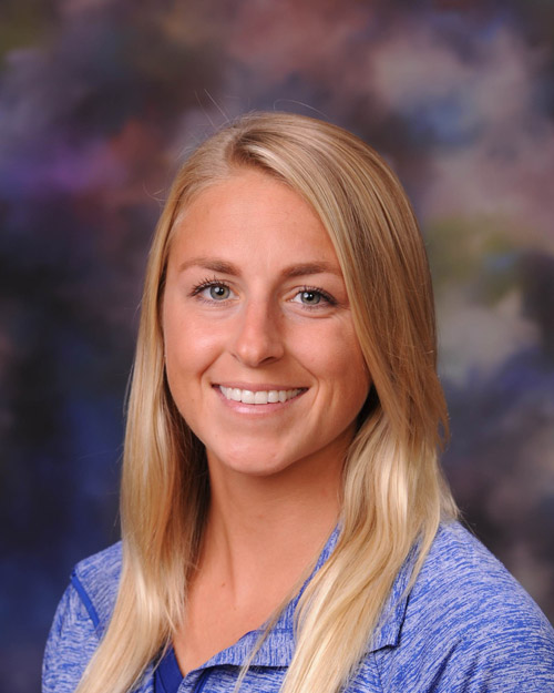 cross country coach Beth Vogelsang.