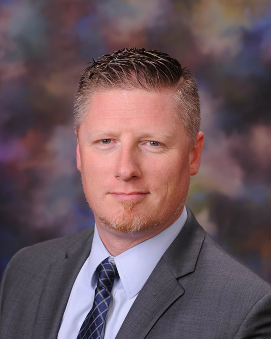 Huntington High School Principal Brenden Cusack.