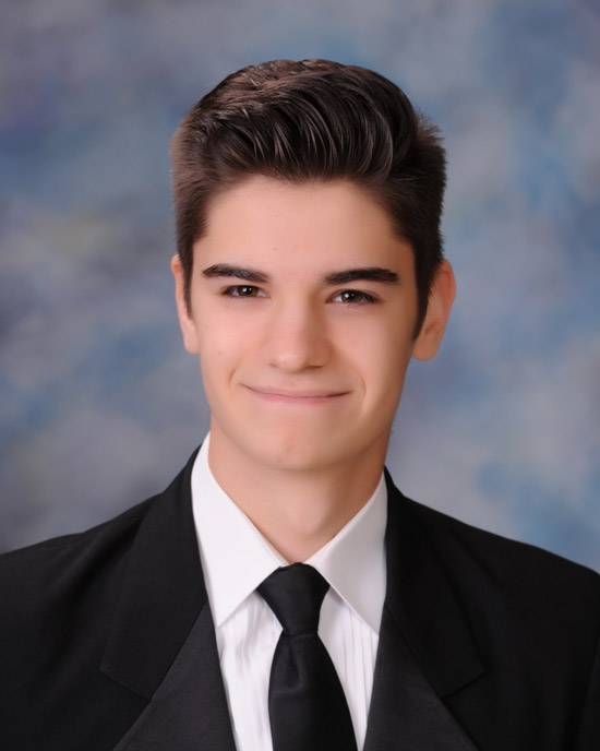 Huntington senior Sebastian Stamatatos
