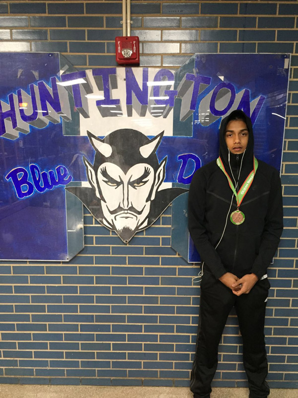 The Blue Devils came home with many plaques and medals. 