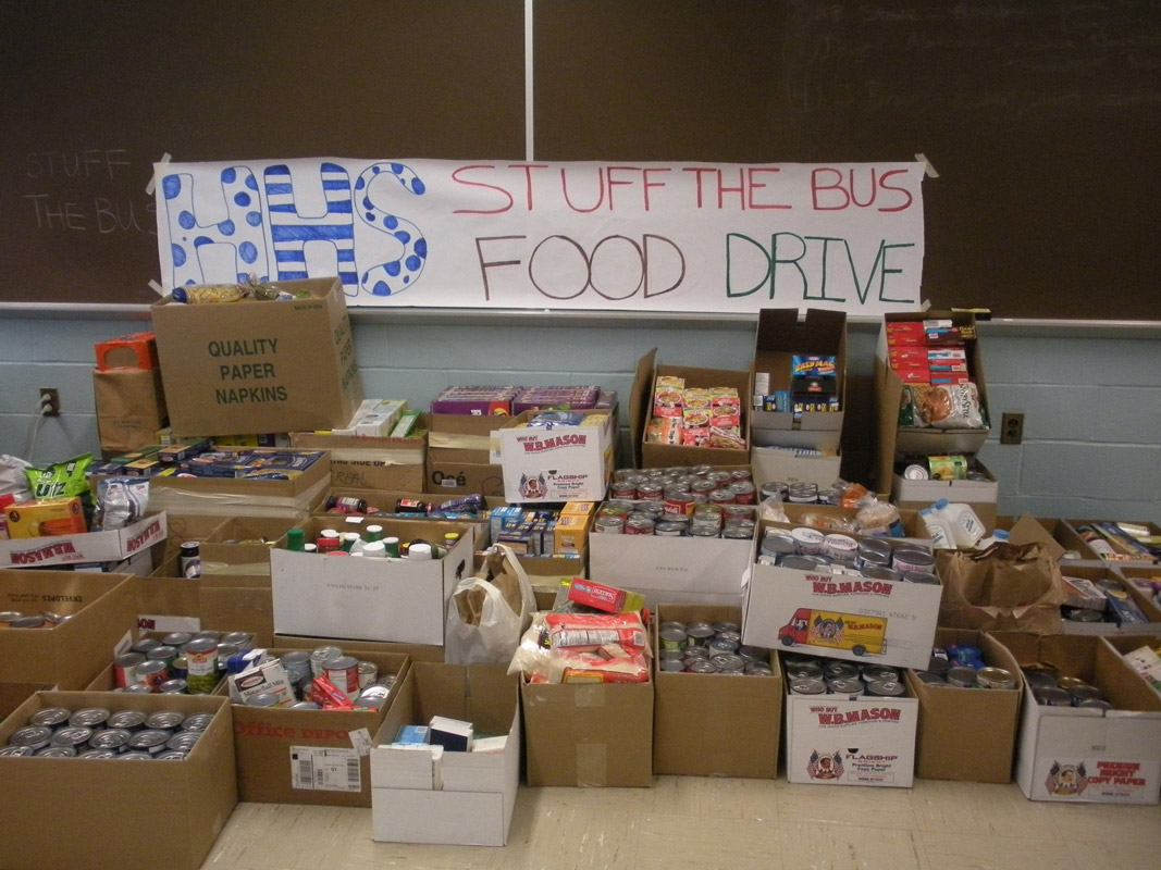 Huntington's Stuff the Bus food drive has been a success over the years (1)