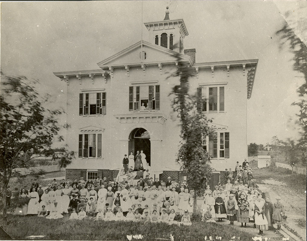 The Union School was renamed Huntington High School in 1897.