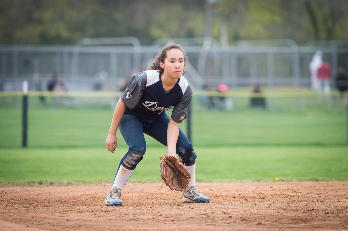 Anna Wickey is one of Huntingtons' top players. (Darin Reed photo.)